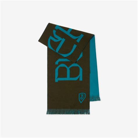sciarpa burberry con logo